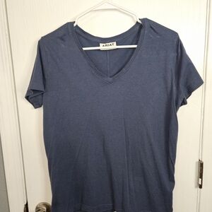 Ariat Women's Blue V-Neck Top